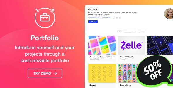 51716  Portfolio Gallery v1.0 - WordPress Portfolio Plugin