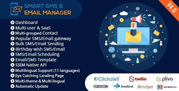 51927  Smart SMS & Email Manager (SSEM) v4.0