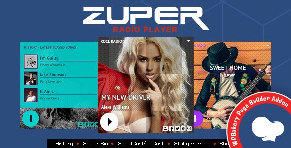 52014  Zuper v2.1 - Shoutcast and Icecast Radio Player (Addon)