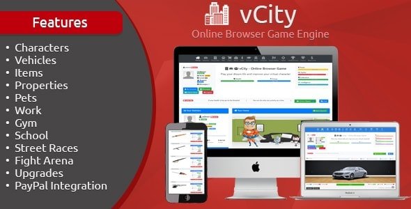 54926  vCity v2.1 - Online Browser Game Engine