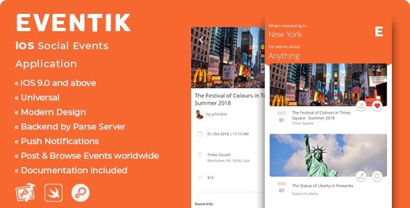 52082  Eventik - iOS Social Events Application