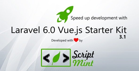 52088  Laravel 6.0 Vue.js SPA Bootstrap Admin Starter Kit