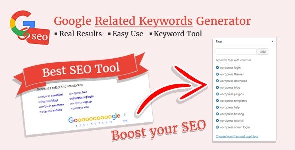 52278  Google Related Keywords Generator v1.1.0 - Wordpress SEO Keyword Planner & Tool