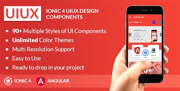 52389  UIUX - IONIC 4 UI Design Components | Multipurpose Starter App