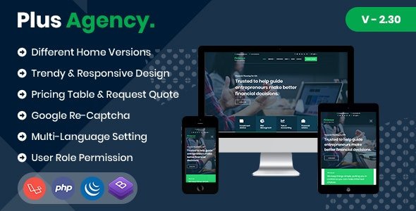 52502  PlusAgency v2.30 - Business Agency CMS & Website Management System