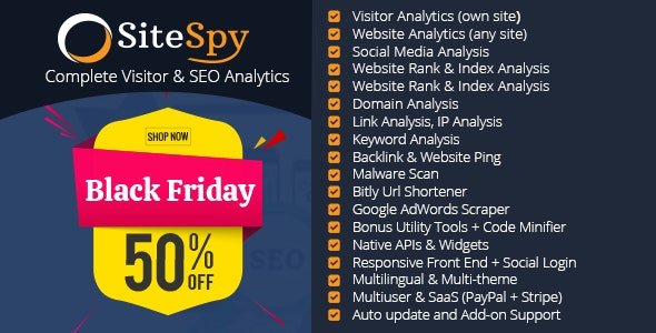 52546  SiteSpy v5.1.3 - The Most Complete Visitor Analytics & SEO Tools