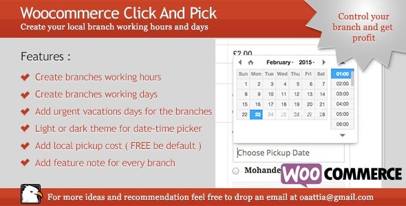 52604  Woocommerce - Click And Pick ( Local Pickup ) v2.1.0