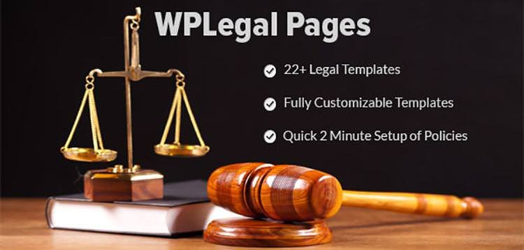 52717  WP Legal Pages Pro v7.6 - WordPress Plugin