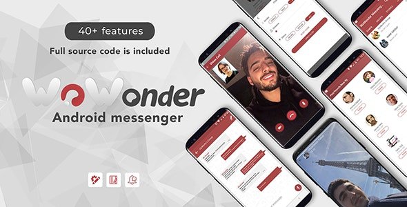 52763  WoWonder Android Messenger v2.6 - Mobile Application for WoWonder Social Script