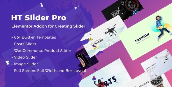 52872  HT Slider Pro For Elementor v1.0