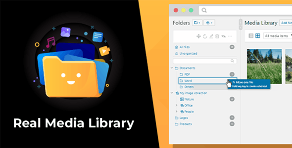 53072  WordPress Real Media Library v4.6.1 - Folder & File Manager for WordPress Media Management