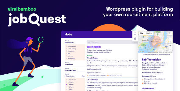53075  jobQuest v1.0.0 - WP Job Recruitment Board