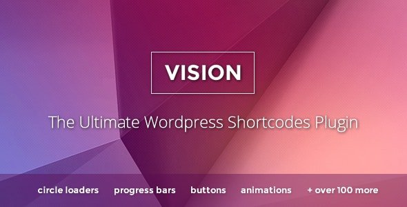 53084  Vision v3.4.3 - Wordpress Shortcodes Plugin