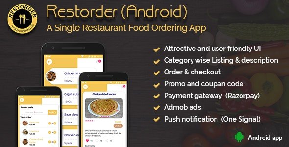 53125  Restorder (Android) - A single restaurant food ordering app