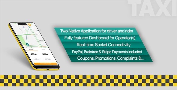 53309  Taxi application Android solution + Dashboard v3.0.7