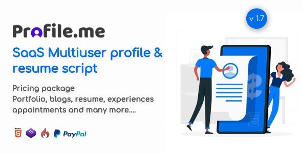 53371  Profile.me v7.1 - Saas Multiuser Profile & Resume Script - 