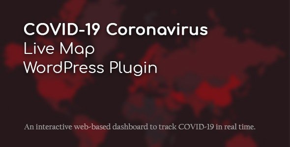 53407  COVID-19 Coronavirus v1.0.1 - Live Map WordPress Plugin
