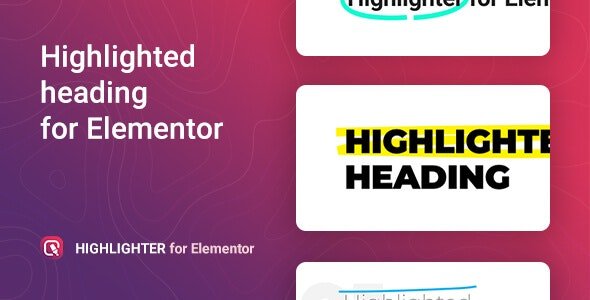 53414  Highlighter v1.0.0 - Highlighted heading for Elementor