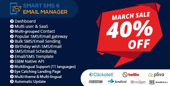 53484  Smart SMS & Email Manager (SSEM) v4.1 - 