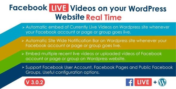 53648  Facebook Live Video Auto Embed for WordPress v3.0.1