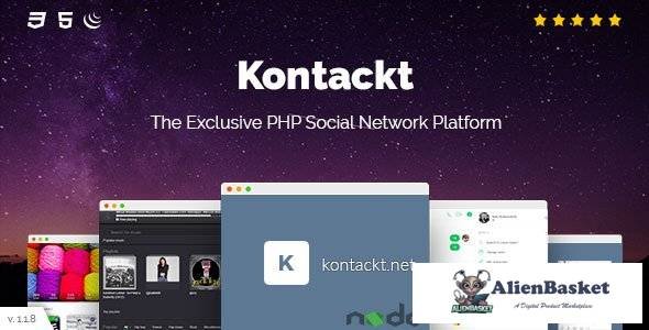 53885  Kontackt v1.19 - The Exclusive PHP Social Network Platform - 