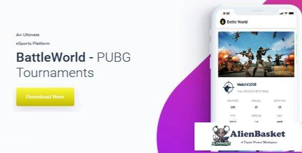 53897  BattleWorld v4.0 - PUBG Tournament App Source Code with Admin Panel