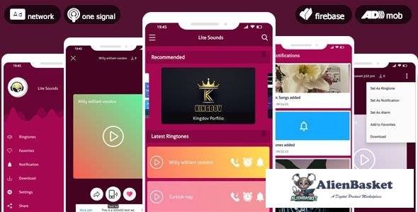 53903  Lite Ringtones & Sounds 2020 v1.0 - AdMob & Facebook Ads & Push Notifications