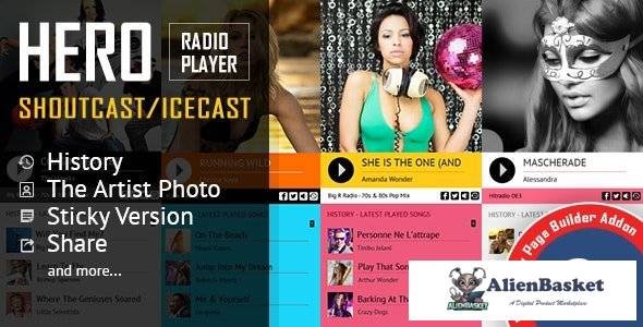 53916  Hero v2.3 - Shoutcast and Icecast Radio Player for WPBakery Page Builder