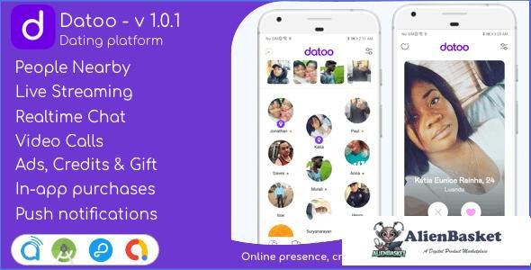 53971  Datoo v1.0.1 - Dating platform with Live Steaming and Video calls + Admin Panel