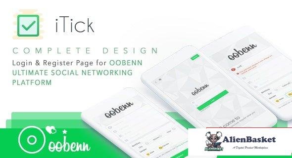 54052  iTick v1.0 - Login and Register Page for oobenn