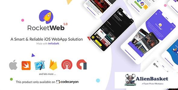 56213  RocketWeb v1.0.5 - Configurable iOS WebView App Template