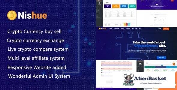 54188  Nishue v3.8 - CryptoCurrency Buy Sell Exchange and Lending with MLM System - 
