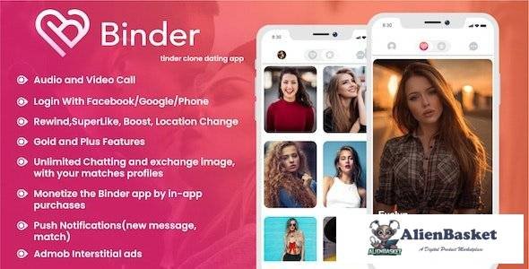 54191  Binder v20.1 - Dating clone App with admin panel - Android