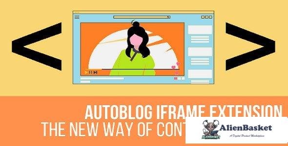 54213  AutoBlog Iframe Extension Plugin for WordPress v1.1.4