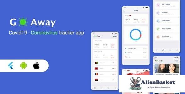 54251  Go Away v1.0 - Flutter Coronavirus Tracker App