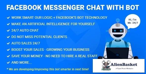 54387  Facebook Messenger Chat with Bot v2.8