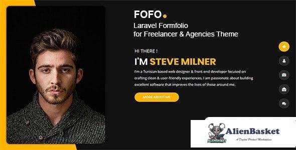 54577  Fofo v1.0 - Laravel Formfolio for Freelancer & Agencies Theme