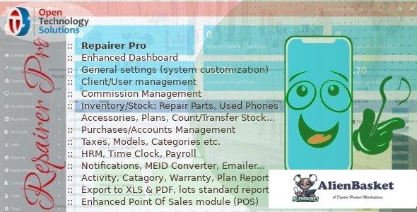 58460  Repairer Pro v1.3.0 - Repairs, HRM, CRM & much more