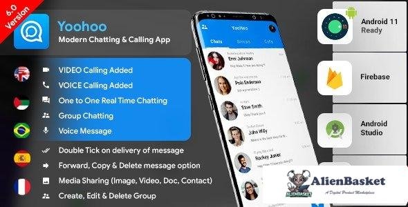54678  YooHoo v7.0 - Android Chatting App with Voice/Video Calls
