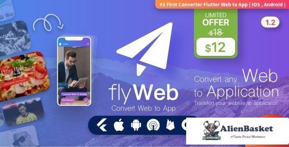 54679  FlyWeb for Web to App Convertor Flutter + Admin Panel v1.2