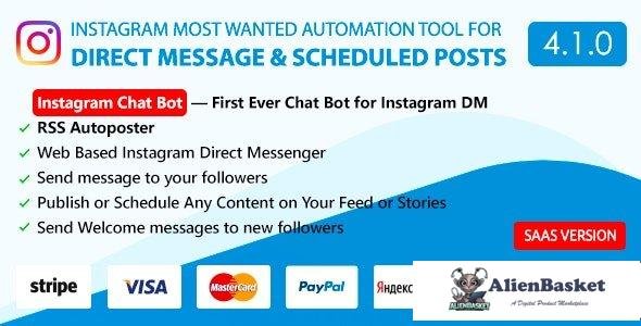 54696  DM Pilot v4.1.0 - Instagram Chat Bot, Web Direct Messenger & Scheduled Posts - 