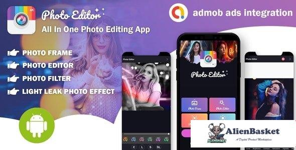 54736  Photo Editor v1.0 - All In One Photo Editing App With Admob Ads