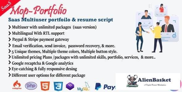 54799  Mop v1.7 - My Portfolio / CV / Resume / vCard - 
