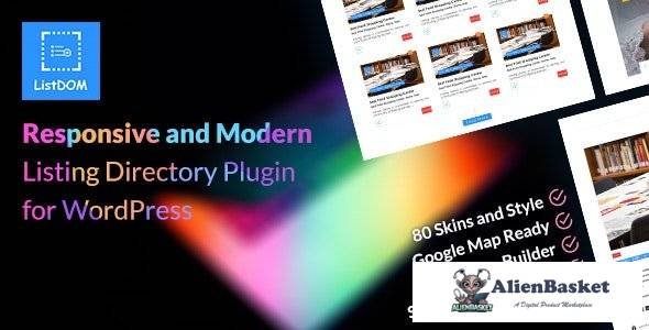 54839  Listdom v1.6.1 – Advanced Directory and Listing Plugin