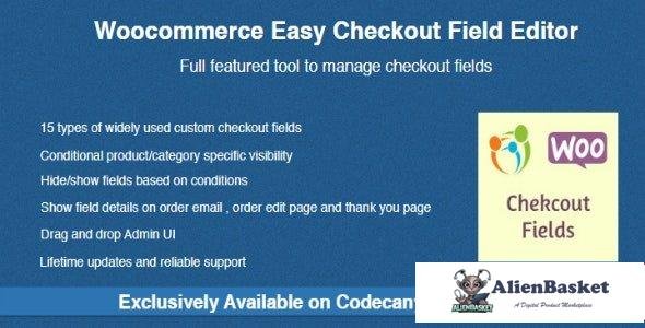 54913  Woocommerce Easy Checkout Field Editor v2.0.5