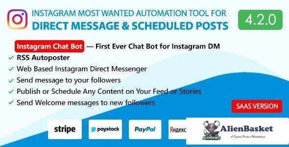 54921  DM Pilot v4.2.0 - Instagram Chat Bot, Web Direct Messenger & Scheduled Posts