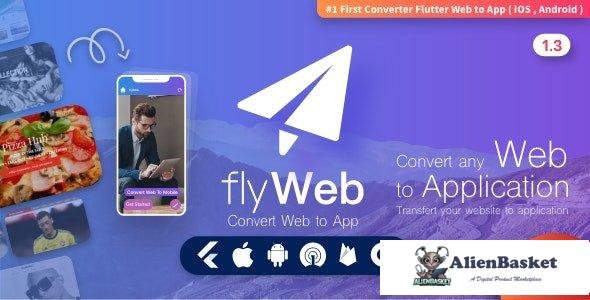 54952  FlyWeb for Web to App Convertor Flutter + Admin Panel v1.3