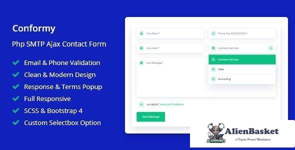 55041  Conformy v1.0 - PHP Ajax Modern Contact Form