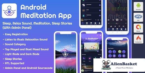55118  Android App Meditation & Relaxation Music with Admin Panel v1.0
