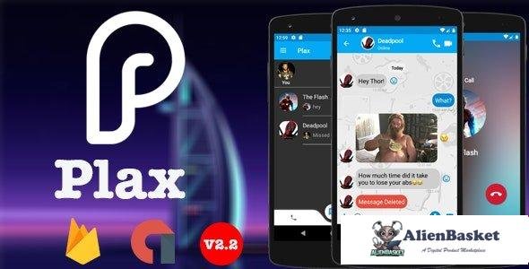 56148  Plax v2.3 - Android Chat App with Voice/Video Calls